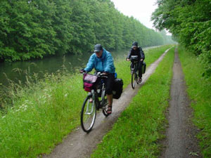 Radfahren im Regen