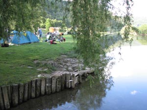 Camping an der Donau bei Hausen