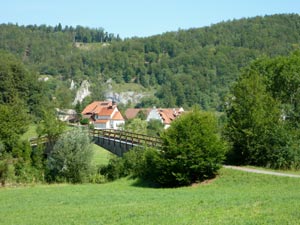 Brücke am Donauradweg