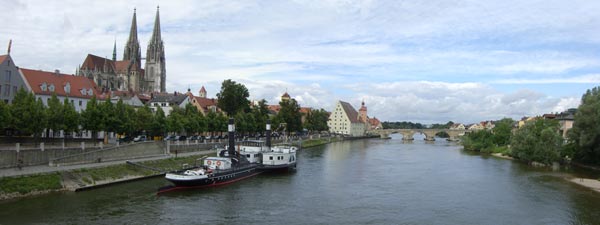 Regensburg Donaublick Regensburg Donaublick