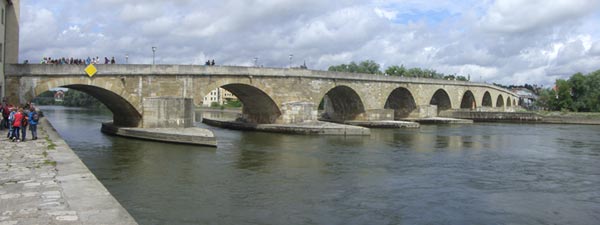 Regensburg Bogenbrücke Regensburg Bogenbrücke