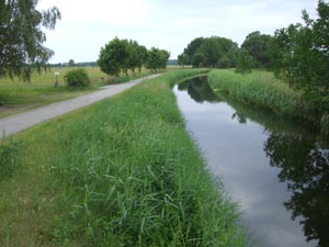 Lewitz-Radweg am Störkanal Lewitz-Radweg am Störkanal
