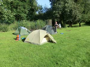 Camping an der Elbe