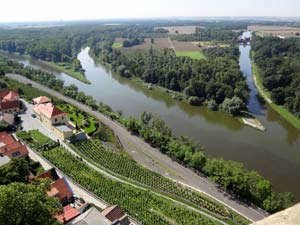 Moldau-Elbe-Mündung Melnik