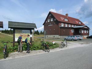 Baude an der Grenze zu Polen