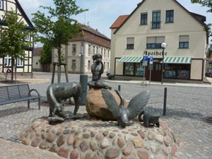 Springbrunnen in Arneburg Springbrunnen in Arneburg