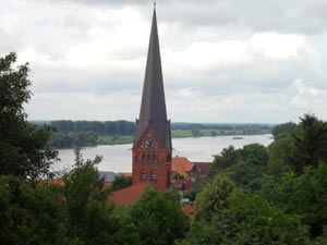 Lauenburg Blick vom Burgberg