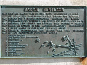 Infotafel Saline Bentlage
