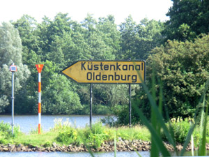Schild Dortmund-Ems-Kanal Oldenburg Schild Dortmund-Ems-Kanal Oldenburg