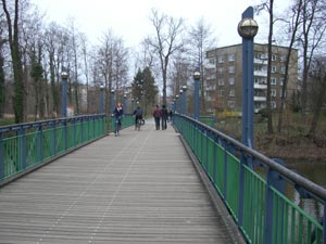 Spreebrücke in Cottbus Spreebrücke in Cottbus