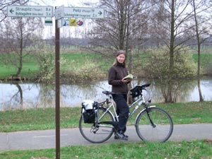 Gurkenradweg Nordumfluter bei Burg Gurkenradweg Nordumfluter bei Burg