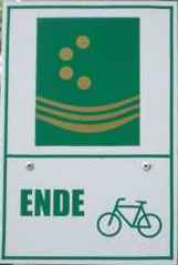 Ende Himmelsscheibenradweg Ende Himmelsscheibenradweg