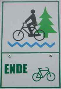 Ende Saale-Harz-Radweg Ende Saale-Harz-Radweg