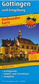 Radwanderkarte Göttingen und Umgebung Radwanderkarte Göttingen und Umgebung