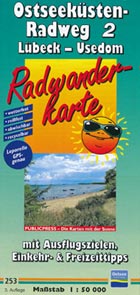 Publicpress Radwanderkarte Ostseeküsten-Radweg 2 Lübeck-Usedom Publicpress Radwanderkarte Ostseeküsten-Radweg 2 Lübeck-Usedom