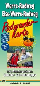 Publicpress Radwanderkarte Werre-Radweg Publicpress Radwanderkarte werre-radweg