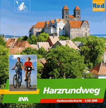 Spiralo Radwanderkarte Harzrundweg, Bielefelder Verlag