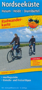 Radwanderkarte Nordseeküste Radwanderkarte Nordseeküste