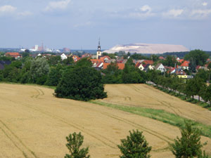 Blick vom Kanal zum Kalimanscharo