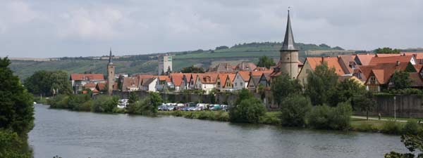 Blick nach Karlstadt Blick nach Karlstadt