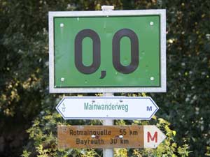 Nullpunkt Main-Radweg Nullpunkt Main-Radweg