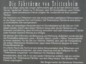 Infotafel Trittenheim