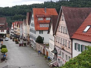 Altstadt Horb am Neckar Blick von oben