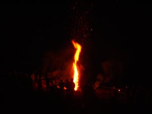Lagerfeuer am Helenesee