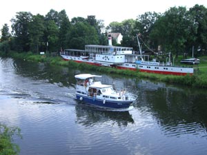 Oderberg Museumsschiff Riesa
