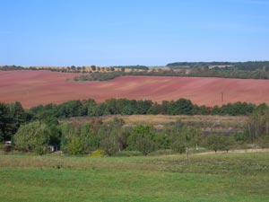 Landschaft hinter Mansfeld