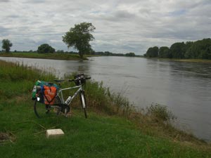 Schwarze Elster Mündung in die Elbe