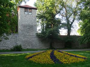Mühlhausen Turm Stadtmauer