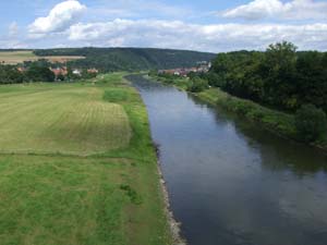 Blick von der Weserbrücke