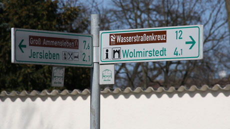 Hauptwegweiser Radweg