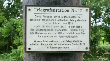 Telegraphenstation Nr. 17 Telegraphenstation Nr. 17