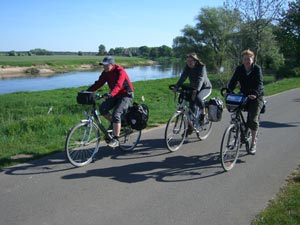 auf dem Aller-Radweg