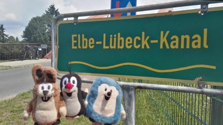 Elbe-Lübeck-Kanal Schild