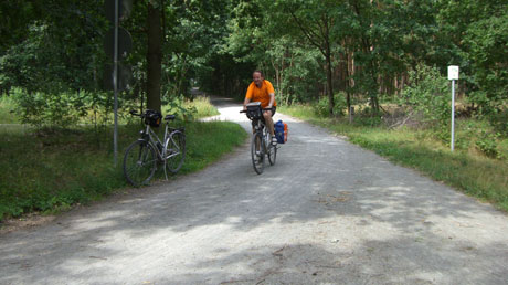 Radweg im Forst Radweg im Forst