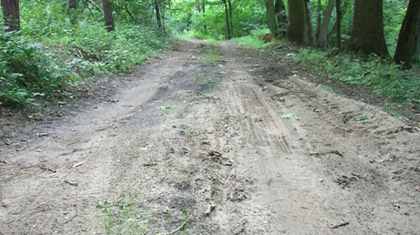 schlechter Radweg