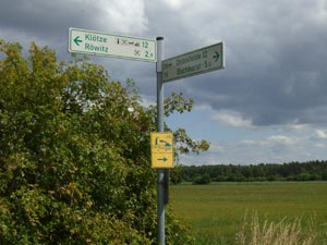 Schild im Drömling Schild im Drömling