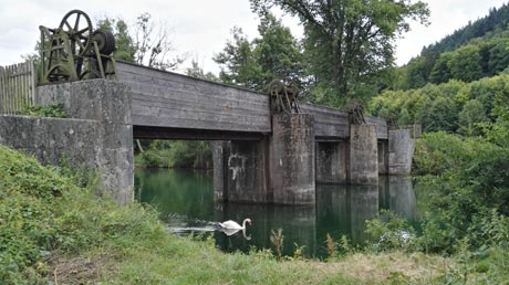 alte Wehranlage Ludwigkanal alte Wehranlage Ludwigkanal