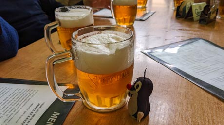 Nadrazni Restaurace &Ccaron;esk� T&rcaron;ebov� Staropramen