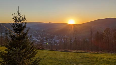 Jesenik z�pad slunce