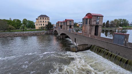 Nymburk Labe Wehr