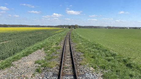 Fahrt mit der Schmalspurbahn