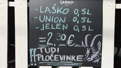 Zidani Most Bahnhof Biersorten