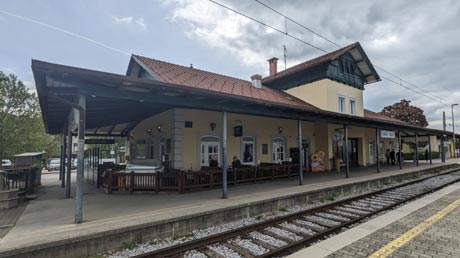 Bahnhof Lesce Bled
