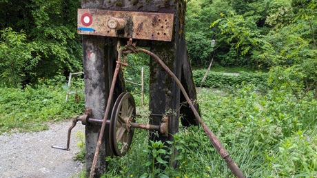 H&auml;ngeseilf&auml;hre bei Zidani Most