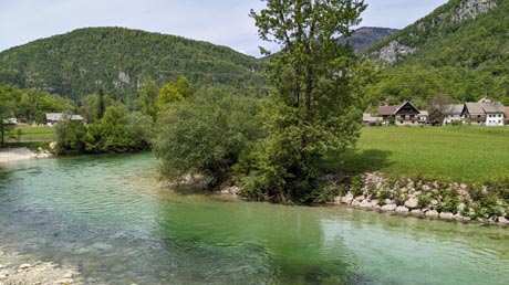 Fluss Sava Bohinjka