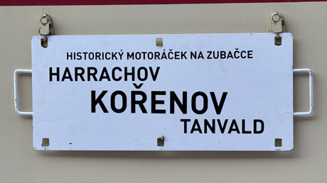 Historischer Zug in Tanvald